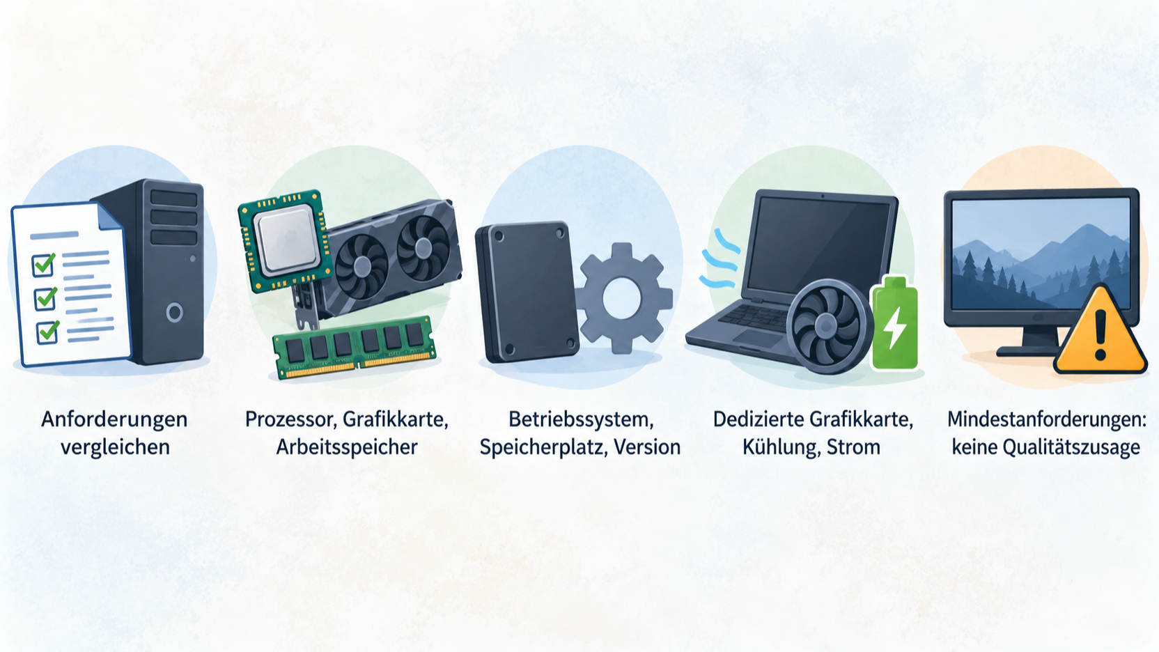 Illustrate the section’s point that mobile variants, older generations and integrated graphics can differ from a desktop graphics card with a similar name.