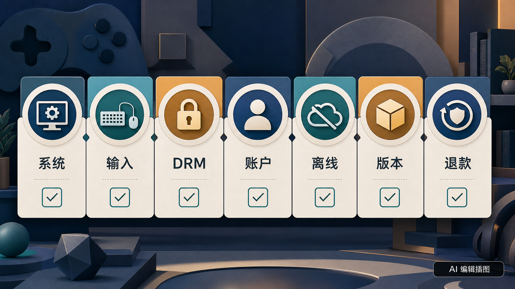 Redaktionelle Illustration zu PC-Spiel vor dem Kauf prüfen: Systemanforderungen, DRM, Controller und Rückgabe